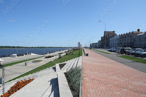 Photography view of kremlin in moscow russia