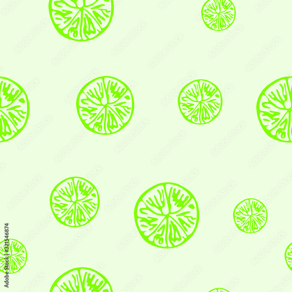  seamless pattern with lime slice . fruit seamless pattern for textile, fabric, wrapping, wallpaper