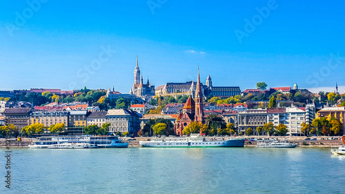 Photography The embankment of the river Danube in Budapest. Hungary
