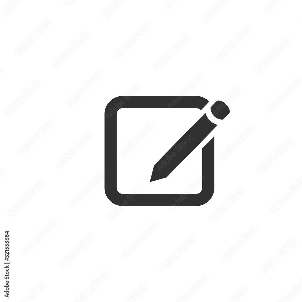 Compose email , mail or message icon for apps and websites. Stock Vector illustration isolated on white background. Compose email , mail or message icon for apps and websites. Stock Vector illustration isolated on white background.