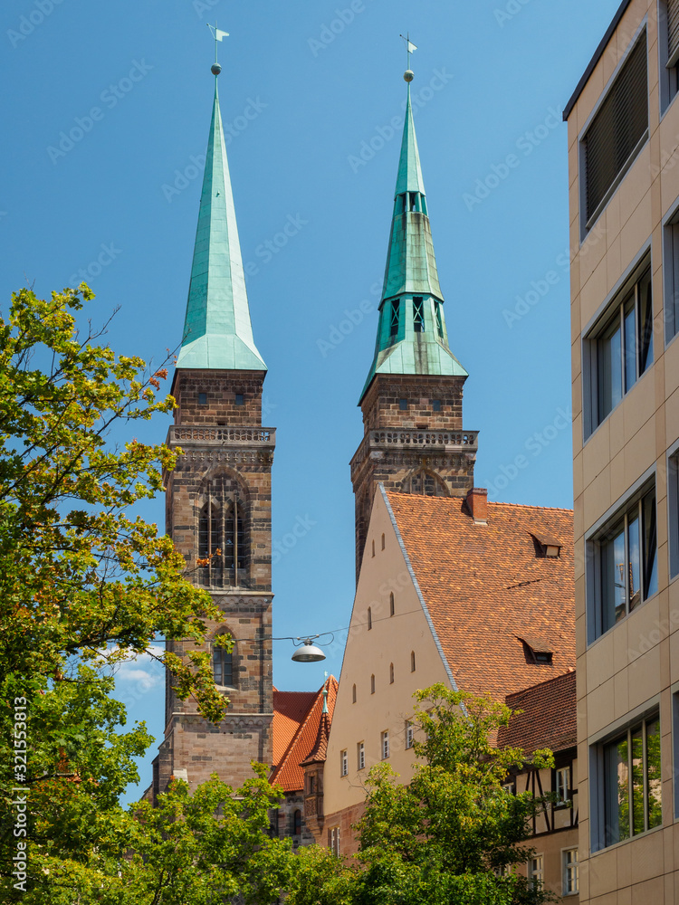 St. Lawrence Church in Nuremberg, Bavaria, Germany