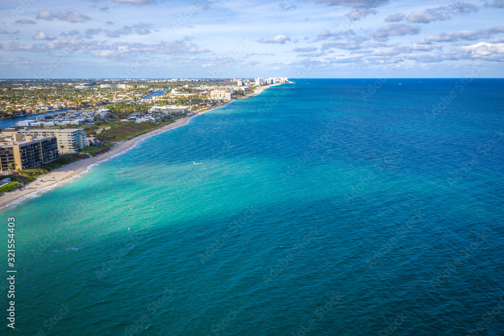 Aerial Landscape of Lighthouse Point Florida