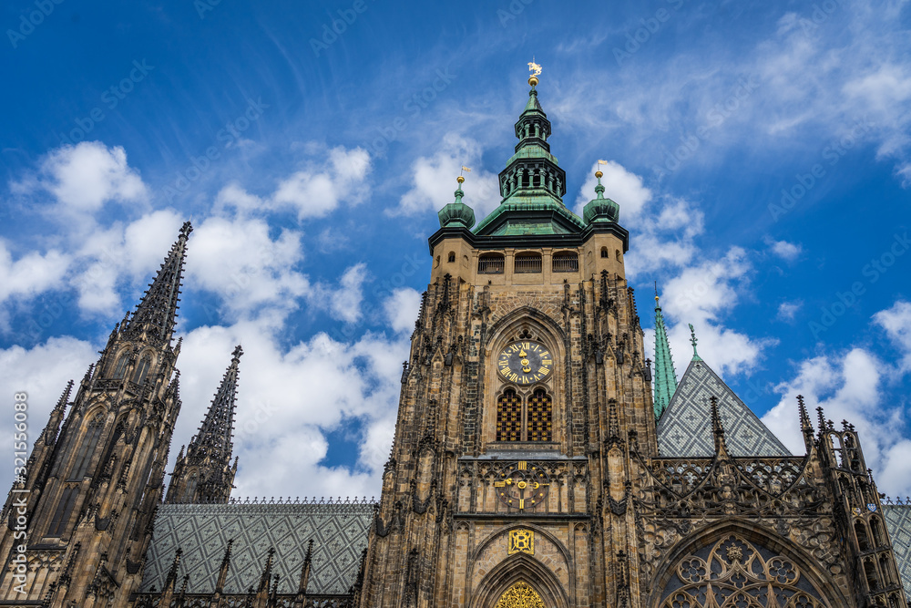 Obraz premium Saint Vitus Cathedral Prague in Czech Republic.