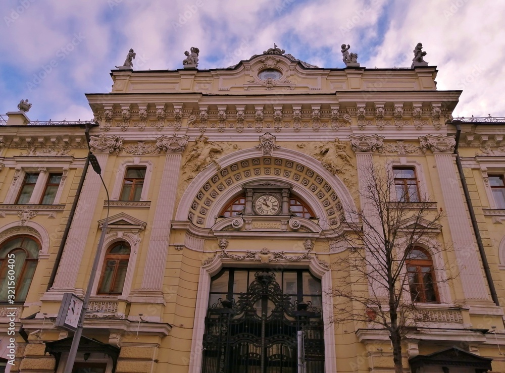 facade of palace in europe
