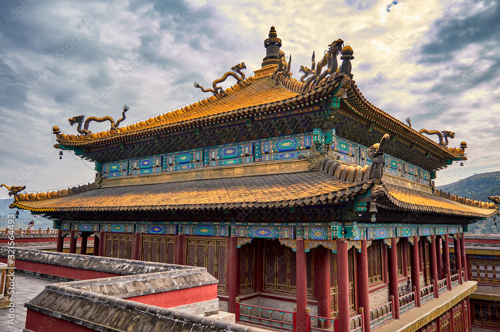 Eight Outer Temples of Chengde in Chengde Mountain Resort, summer residence of Qing dynasty emperors of China Eight Outer Temples of Chengde in Chengde Mountain Resort, summer residence of Qing dynasty emperors of China