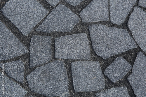 stone texture abstract background. Structure paving slabs of gray color