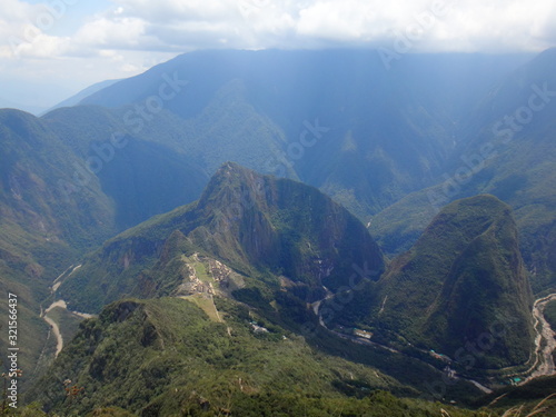 Incredible views of one of the seven wonders of the world - Machu Picchu in Peru. 