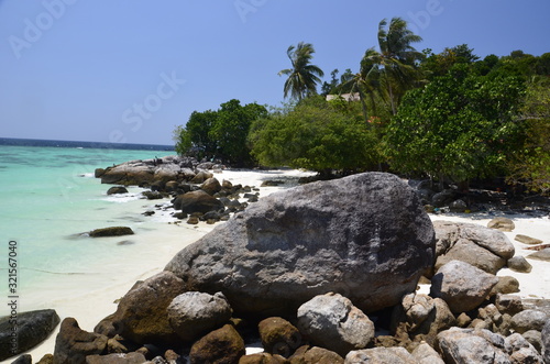 rocks on the beach in Thailand 