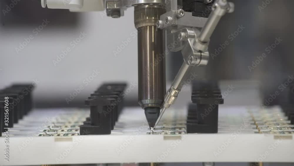Automatic soldering machine. Soldering Robot. Auto Solder Machine Automatic soldering machine. Soldering Robot. Auto Solder Machine