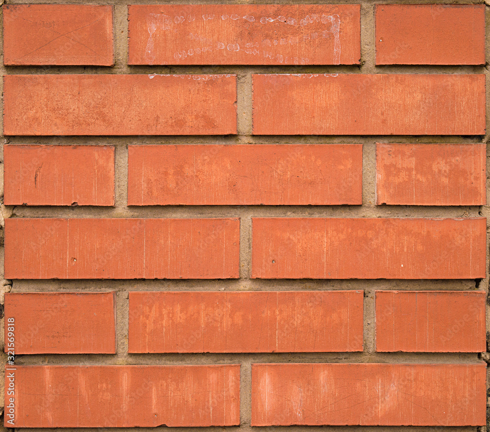 Obraz premium texture from new red brick