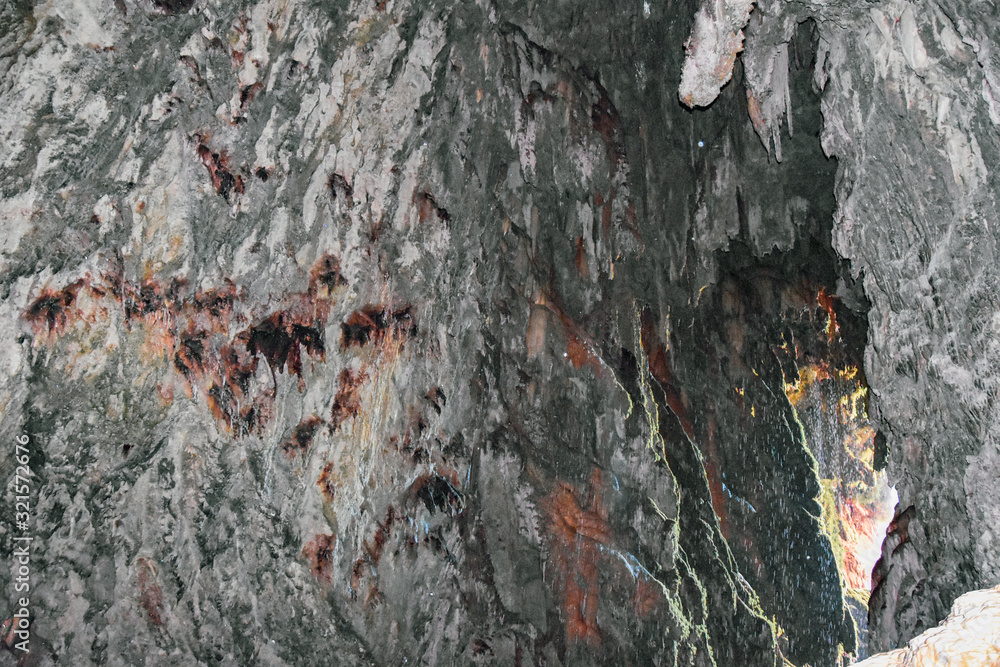 Cave rocks stalactites stalagmites mountains of Spain Cave rocks stalactites stalagmites mountains of Spain