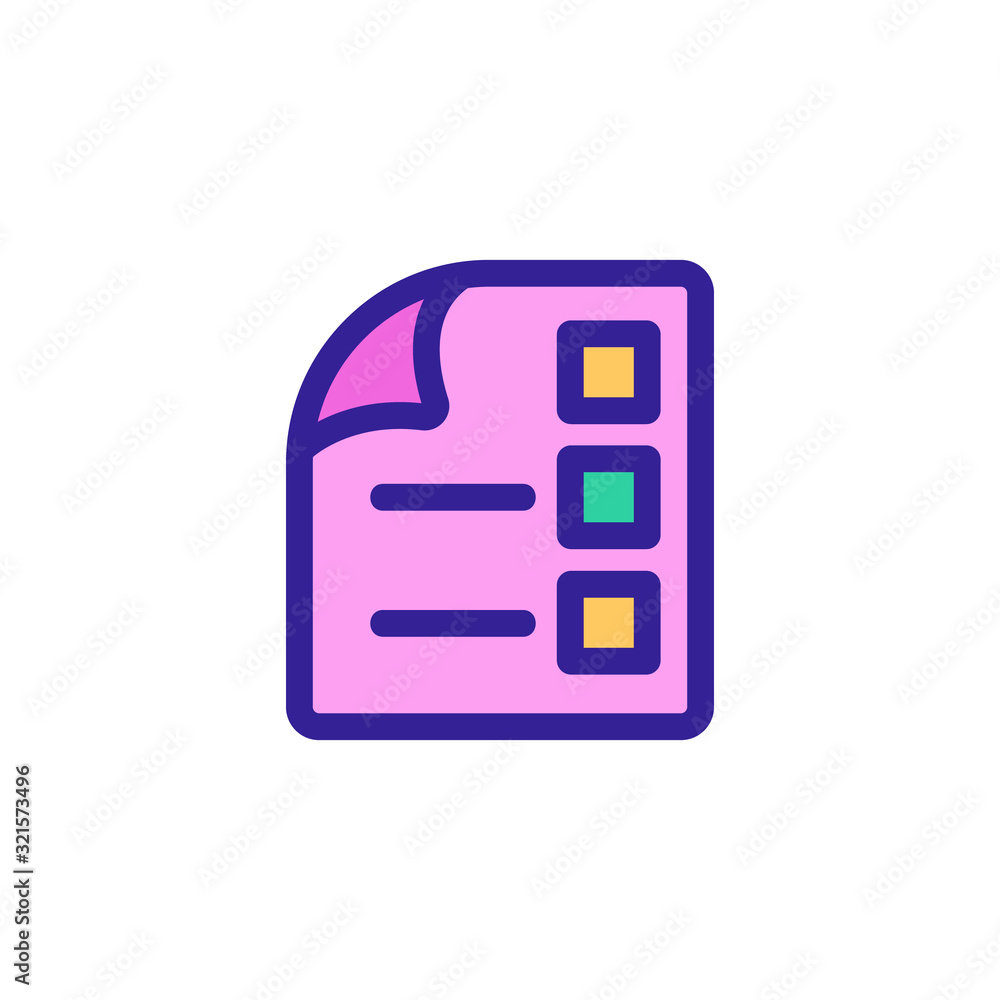 the quiz question answer to the icon vector. Thin line sign. Isolated contour symbol illustration the quiz question answer to the icon vector. Thin line sign. Isolated contour symbol illustration