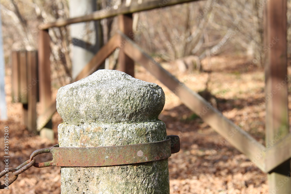 Insulated column with ring