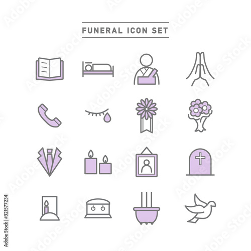 FUNERAL ICON SET
