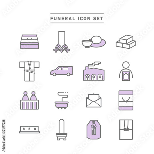 FUNERAL ICON SET