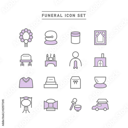 FUNERAL ICON SET