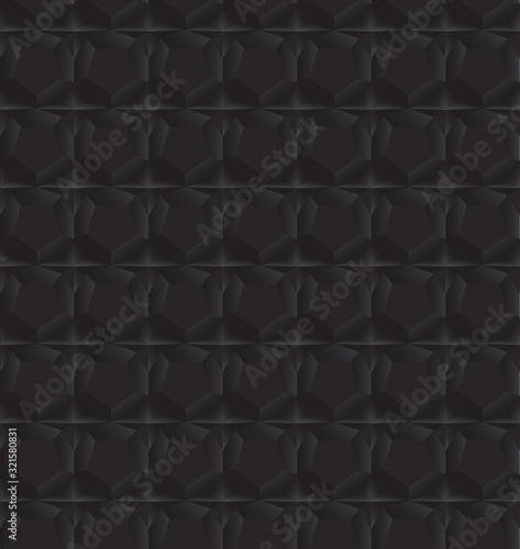 Abstract Black Geometric Seamless Background