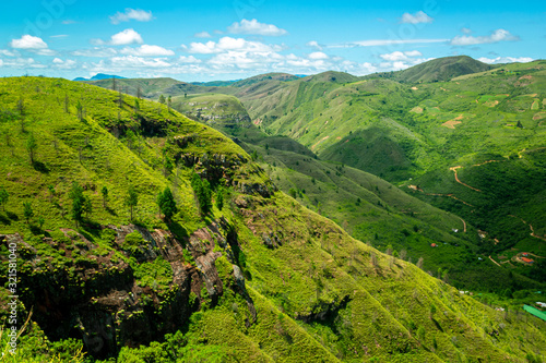 Horizontal view of the surroundings of Samaipata in Amboro National Park, part of Bolivian Los Andes