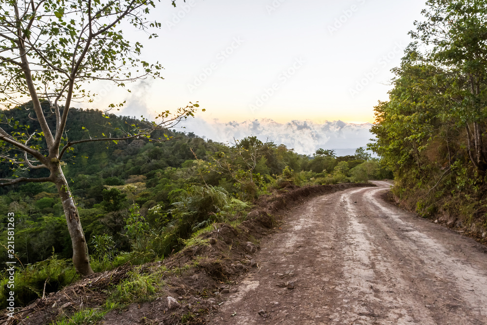 Access road in rural Costa Rica