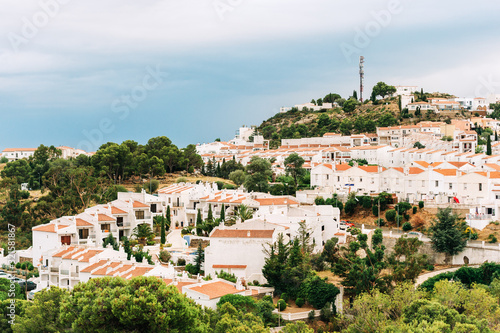 Many modern villas, Costa Brava, province of Girona, Spain