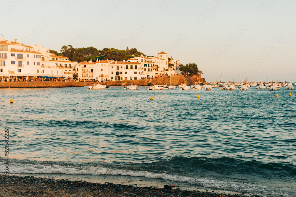 Beautiful landscape of Cadaques town, province of Girona, Catalonia, Spain