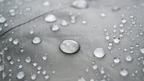 Slika na platnu Water droplets on gray surface
