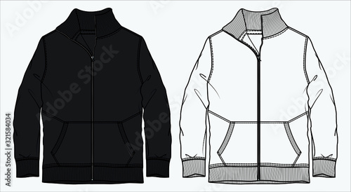 sweatshirt design template, vector illustration