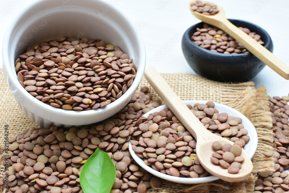 variety of natural lentils in different backgrounds variety of natural lentils in different backgrounds