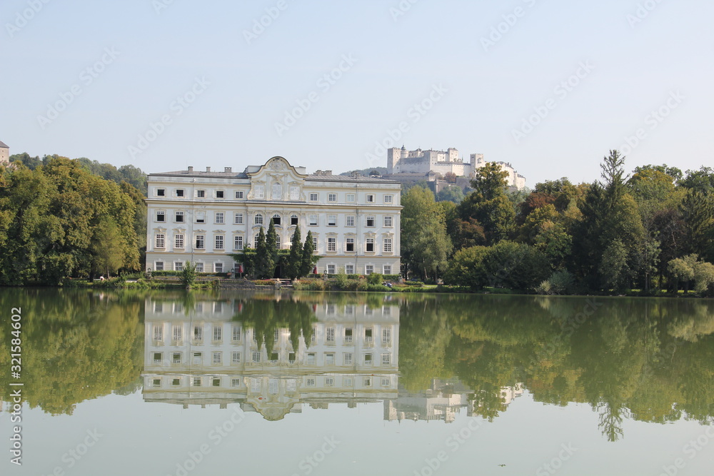 palace on a lake