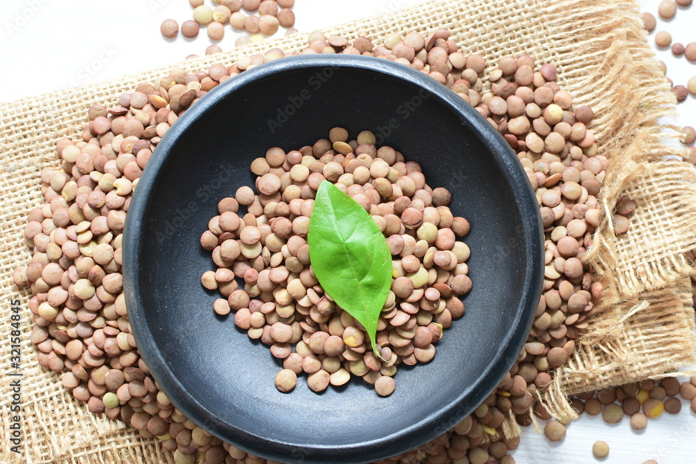 Very colorful natural lentil grains Very colorful natural lentil grains