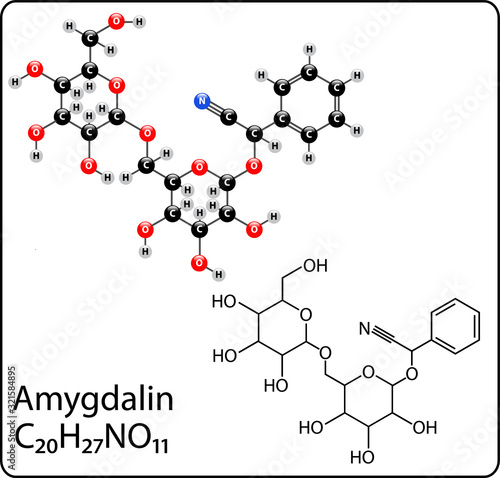 amygdalin Molecule Structure