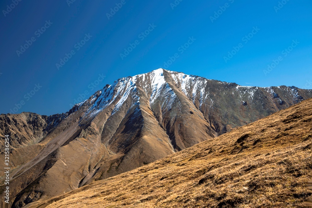 Fototapeta premium Mountain rocks. The beautiful gorge with high rocks. Nature of the North Caucasus