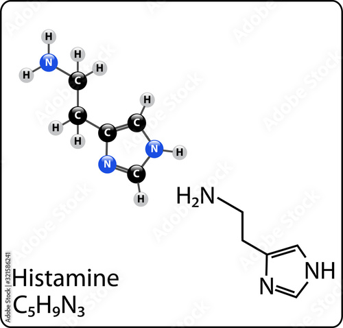 histamine Molecule Structure