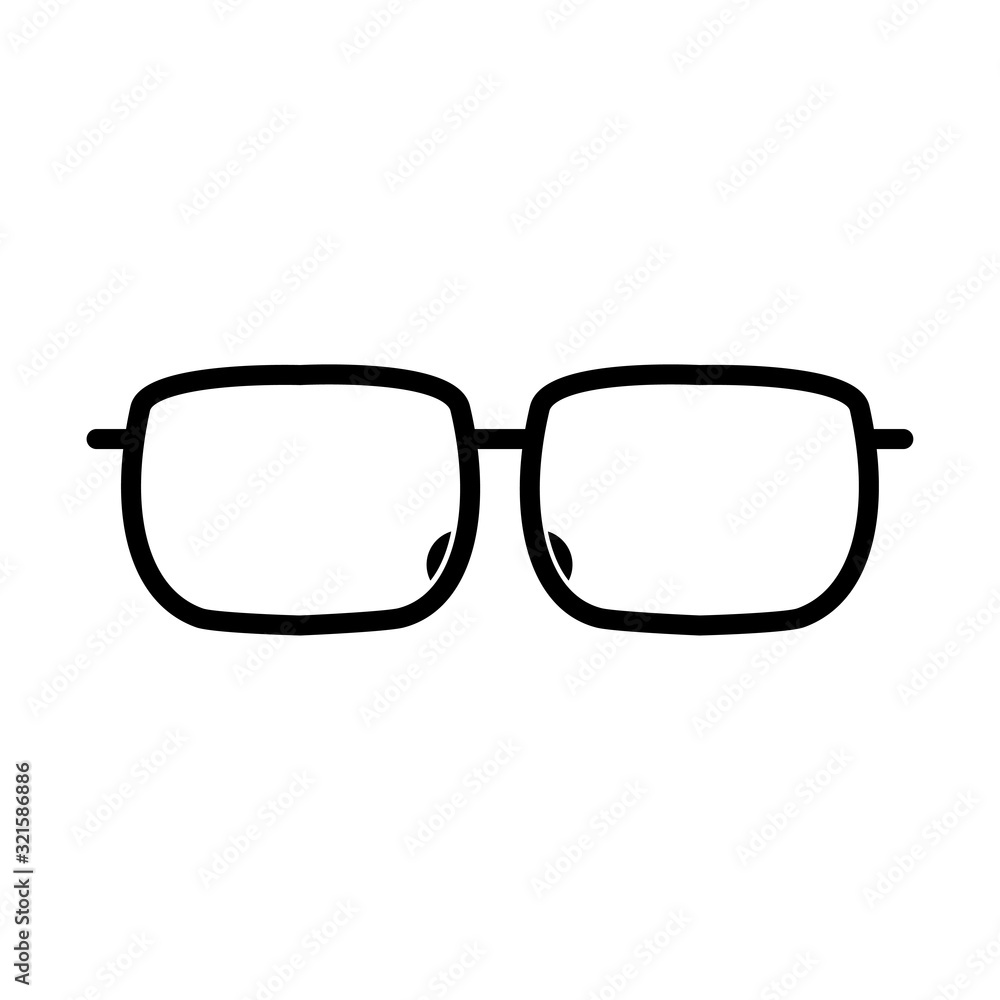 EYEGLASSES icon design vector logo template EPS 10 EYEGLASSES icon design vector logo template EPS 10