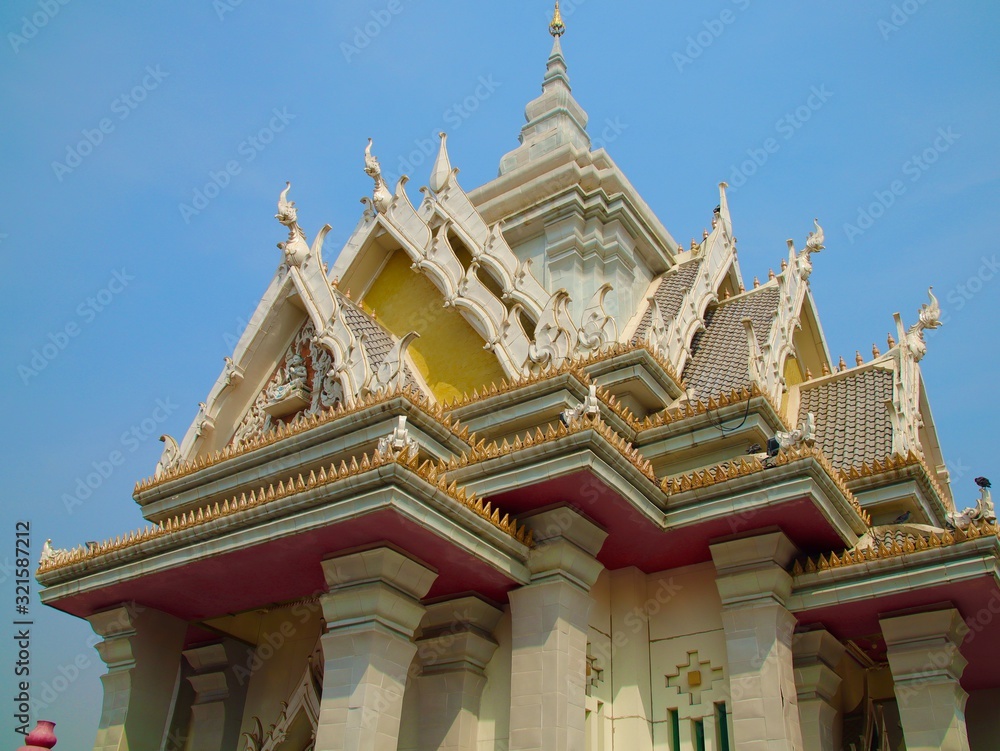 Fototapeta premium Beautiful Architecture and ornaments in Khon Kaen Essan Thailand