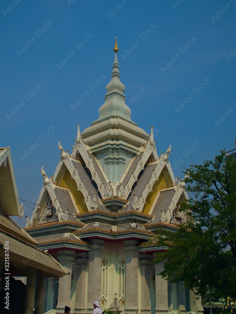 Fototapeta premium Beautiful Architecture and ornaments in Khon Kaen Essan Thailand
