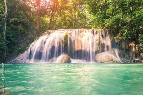 erawan waterfall thailand