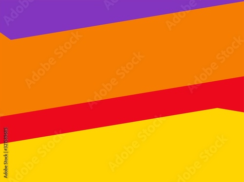 Colorful Art, Abstract Modern Shape Background or Wallpaper