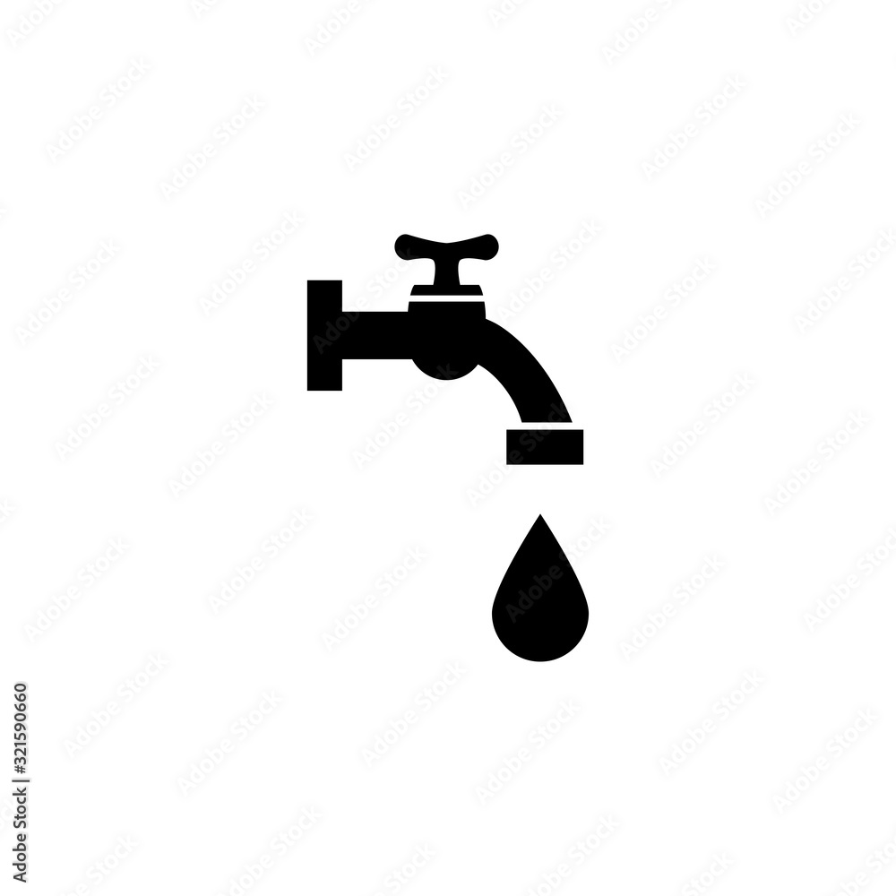 water tap icon design vector logo template EPS 10 water tap icon design vector logo template EPS 10
