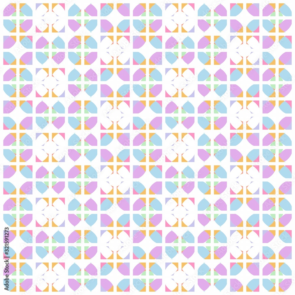 Colorful Seamless Pattern With Flowers , Floral, Abstract, Repeat, Illustrator Pattern Wallpaper 