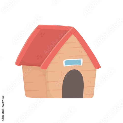 wooden house mascot domestic, pets