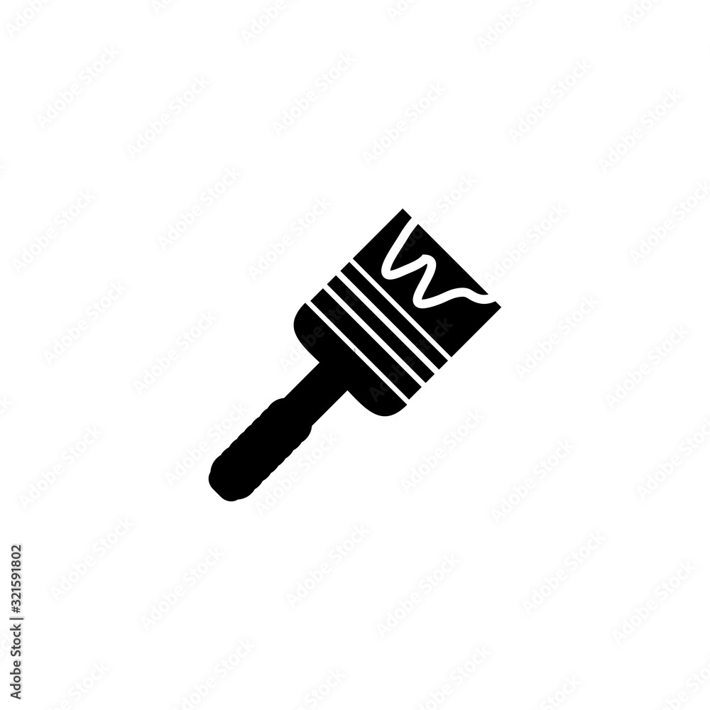 brush icon vector design logo template EPS 10 brush icon vector design logo template EPS 10