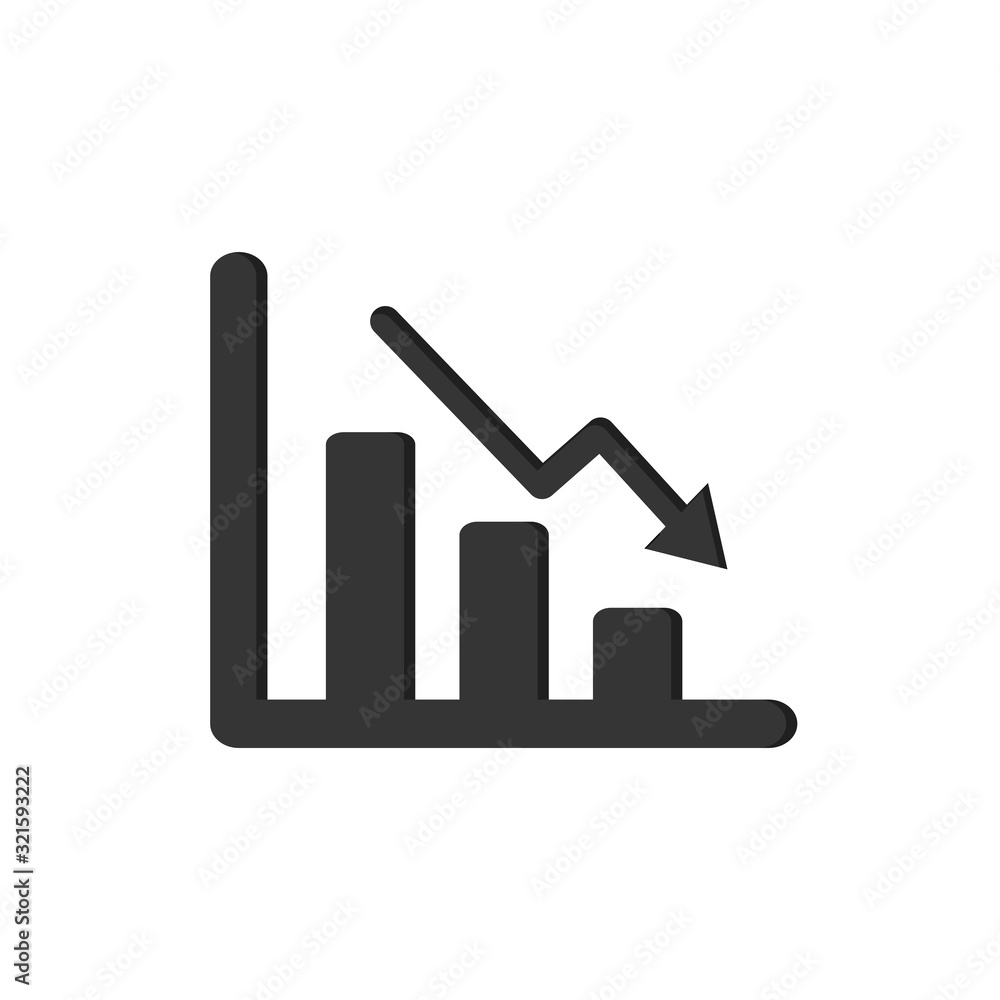 Graphs, graphics, illustrations, finance and unsuccessful investments. Icons - vector Graphs, graphics, illustrations, finance and unsuccessful investments. Icons - vector