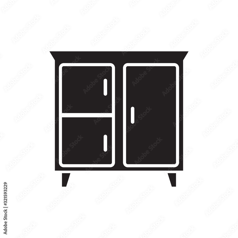 drawer icon design vector logo template EPS10 drawer icon design vector logo template EPS10