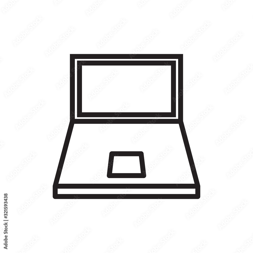 laptop icon design vector logo template EPS 10 laptop icon design vector logo template EPS 10