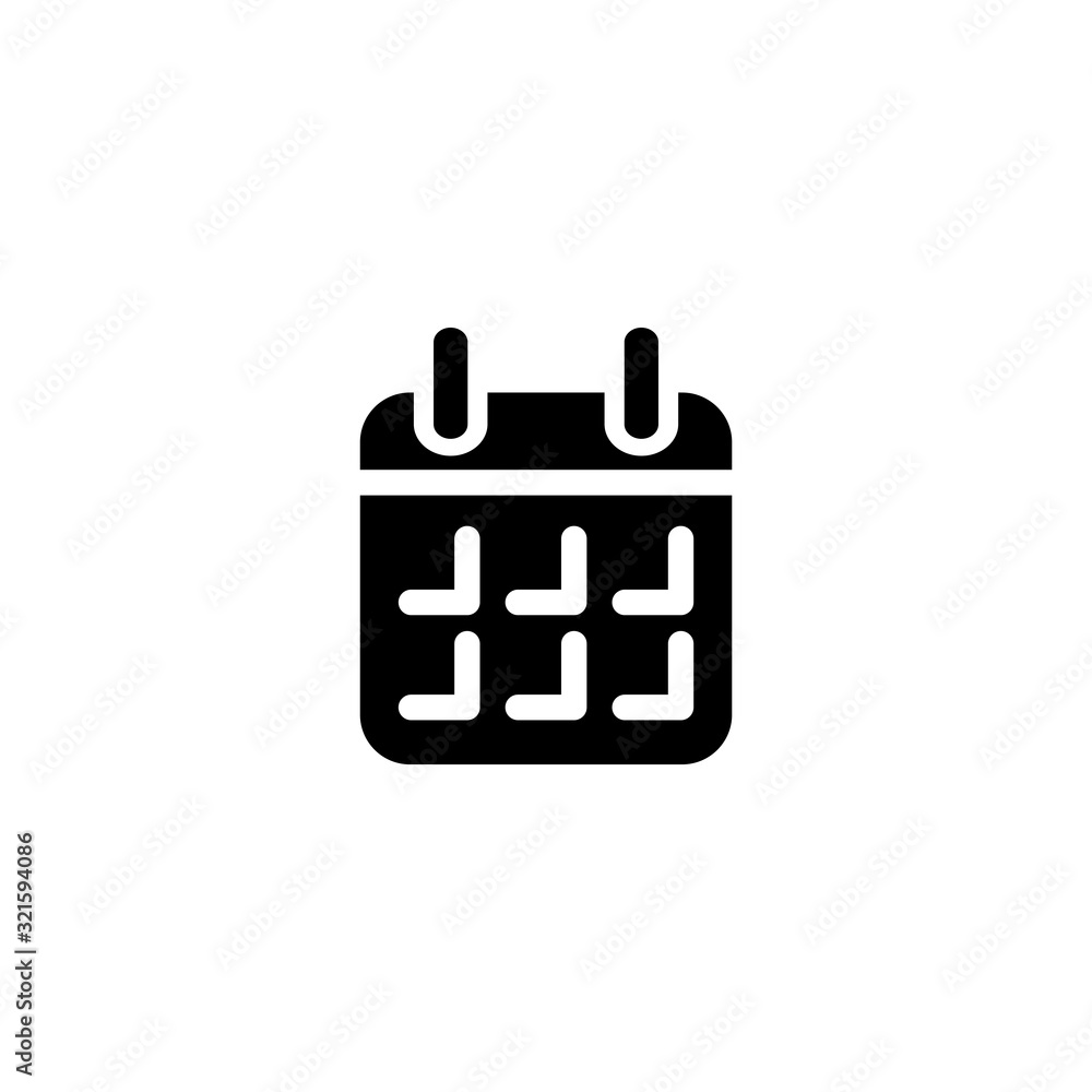 Vector illustration, calendar icon template. Vector illustration, calendar icon template.