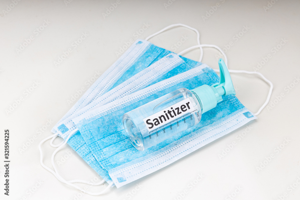 Hand sanitizer spray and surgical facial mask as protection against influenza Hand sanitizer spray and surgical facial mask as protection against influenza