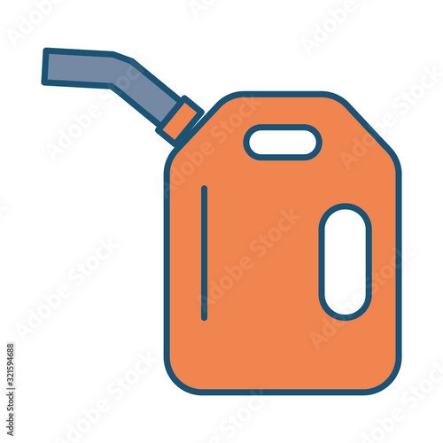 gallon oil tank isolated icon