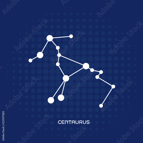 Constellation of zodiac,icon signs vector illustration
