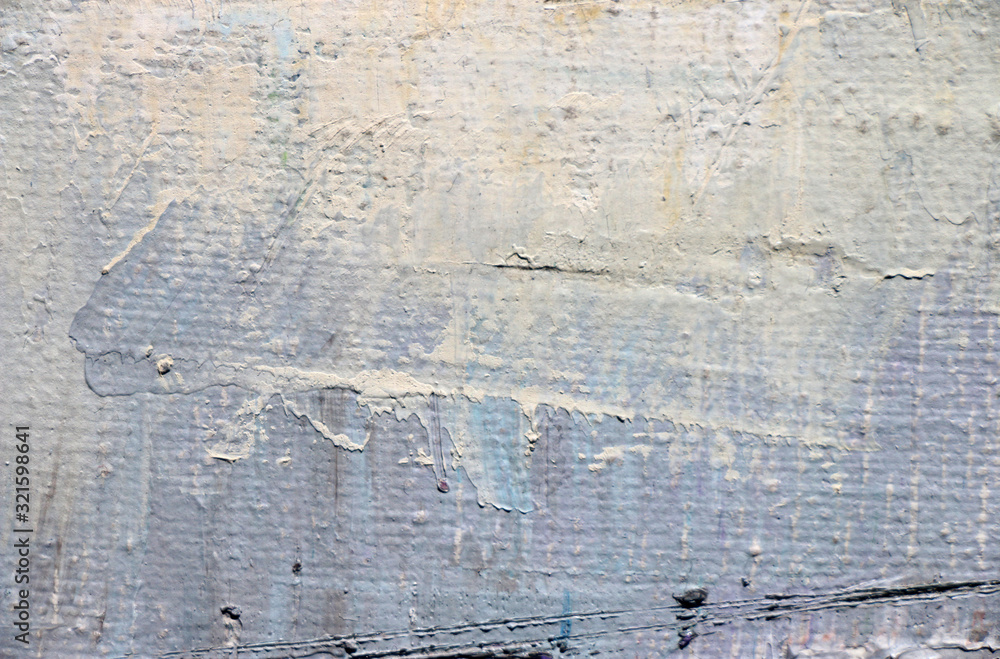 Fototapeta premium Abstract art background. Oil on canvas. Rough brushstrokes of paint.
